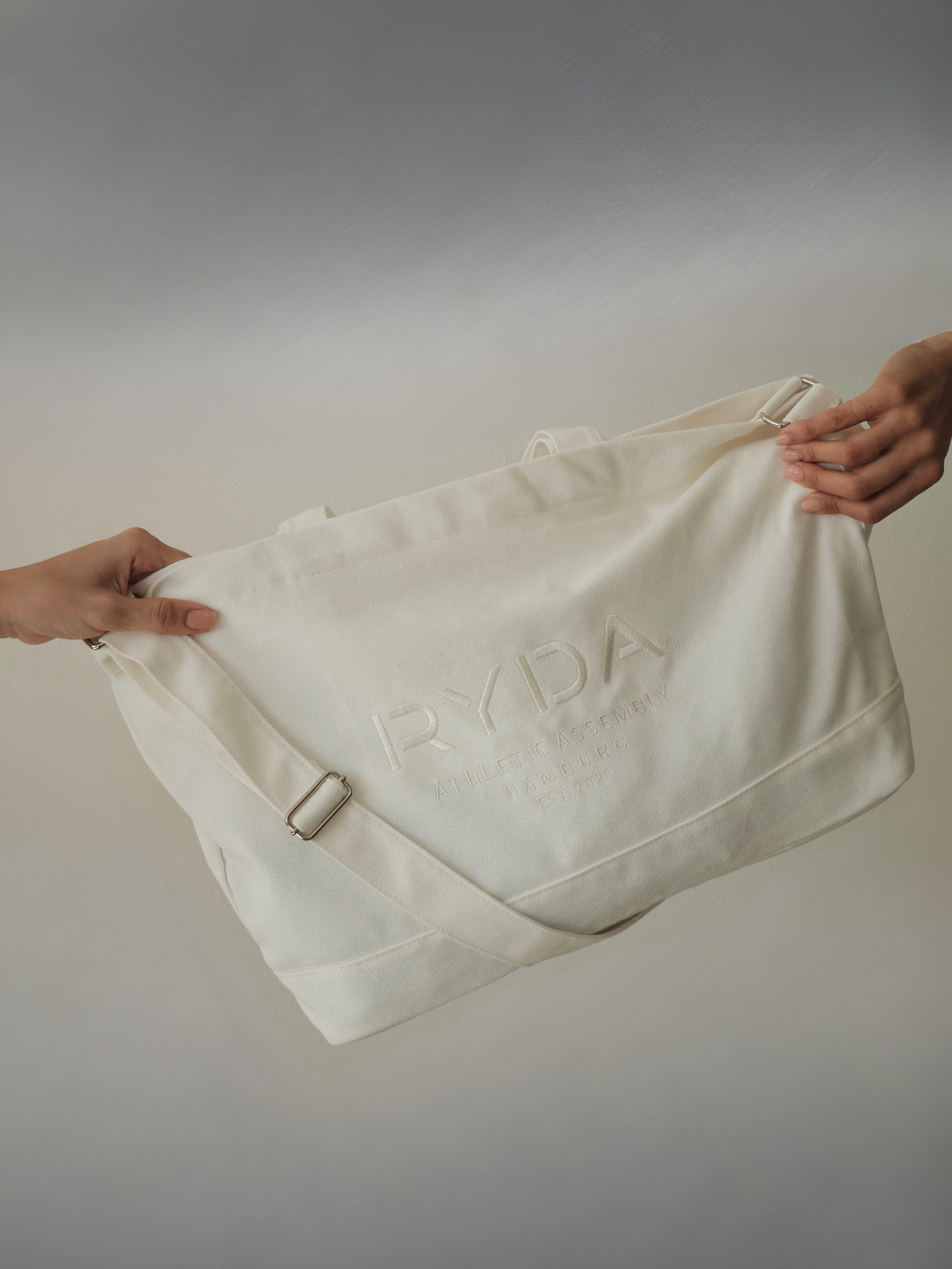 RYDA Canvas Bag in Oyster White – Produktansicht